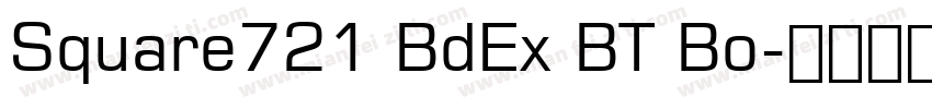 Square721 BdEx BT Bo字体转换